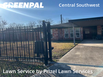 Yard Cuttingin Houston,77045,Lawn Mowing Service by Prizel Lawn Services, work completed in Feb , 2026