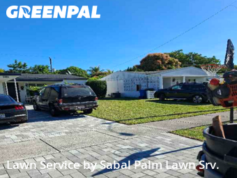 Lawn Cuttingin Fort Lauderdale,33334,Lawn Service by Sabal Palm Lawn Srv., work completed in Jan , 2026