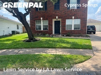 Lawn Cuttingin Cypress,77433,Lawn Mow by J.A Lawn Service, work completed in Dec , 2025