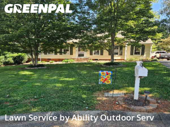 Lawn Cuttingin Huntersville,28078,Grass Cutting by Ability Outdoor Serv, work completed in Dec , 2025