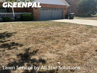 Yard Mowingin Belleville,62220,Lawn Mowing by All Star Solutions, work completed in Dec , 2025