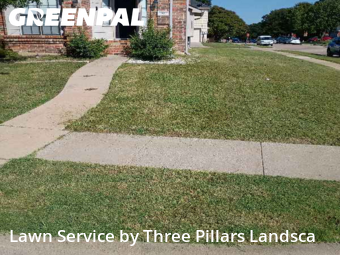 Lawn Maintenancein Lewisville,75077,Lawn Mowing by Three Pillars Landsca, work completed in Nov , 2025