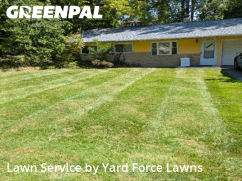 Lawn mowed in Amherst, 44001