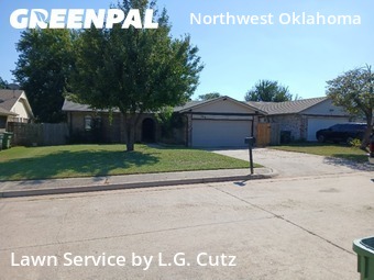 Lawn Carein Yukon,73099,Lawn Care Service by L.G. Cutz, work completed in Nov , 2025