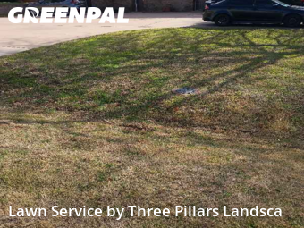 Lawn Maintenancein Grapevine,76051,Yard Mowing by Three Pillars Landsca, work completed in Jan , 2026