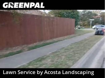 Lawn Care Servicein Bedford,76022,Yard Cutting by Acosta Landscaping , work completed in Dec , 2025