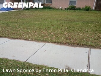 Yard Cuttingin Grand Prairie,75050,Lawn Cut by Three Pillars Landsca, work completed in Jun , 2026