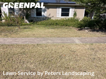 Lawn Mowing in Temple, 76504, Backyard Mowing by Peters Landscaping, work completed in Nov , 2025