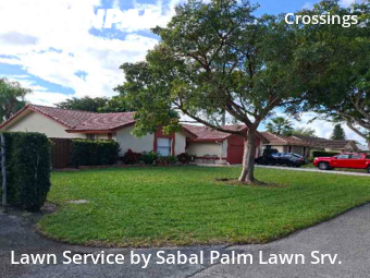 Lawn mowed in Coral Springs, 33065