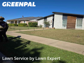 Lawn Maintenancein The Colony,75056,Grass Cut by Lawn Expert, work completed in Dec , 2025