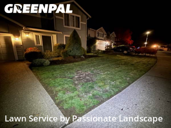 Yard Maintenance in Olympia, 98502, Front Yard Mowing by Passionate Landscape, work completed in Nov , 2025