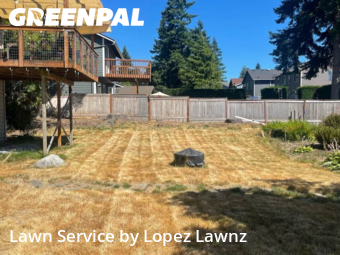Front Yard Mowing in Lynnwood, 98036, Lawn Maintenance by Lopez Lawnz, work completed in Nov , 2025