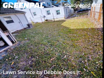 Backyard Mowing in Norfolk, 23513, Yard Maintenance by Debbie Does It, work completed in Nov , 2025
