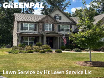 Lawn Maintenance in Milton, 30040, Front Yard Mowing by Ht Lawn Service Llc, work completed in Nov , 2025