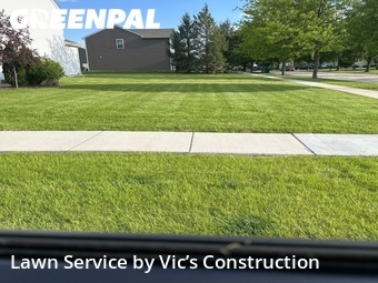 Lawn Servicein Joliet,60436,Lawn Cut by Vic’s Construction , work completed in Jun , 2026