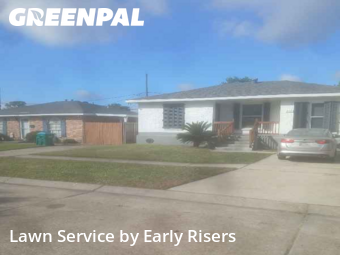 Yard Care Services in Kenner, 70065, Grass Cutting by Early Risers, work completed in Nov , 2025