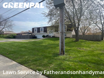 Lawn Mowing Servicein Palatine,60067,Lawn Mowing Service by Fatherandsonhandyman, work completed in Dec , 2025