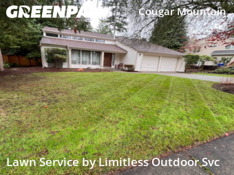 Lawn Mowin Bellevue,98006,Yard Cutting by Limitless Outdoor Svc, work completed in Dec , 2025