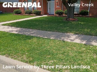 Lawn Carein Garland,75040,Yard Cutting by Three Pillars Landsca, work completed in Jun , 2026