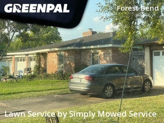 Lawn Cutin Friendswood,77546,Yard Cutting by Simply Mowed Service, work completed in Nov , 2025
