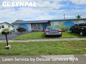 Grass Cutin Sunrise,33322,Lawn Mowing by Deluxe Services By A, work completed in Jun , 2026