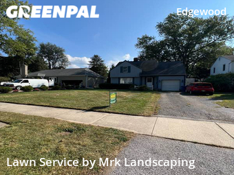 Lawn Mowing in Painesville, 44077, Front Yard Mowing by Mrk Landscaping, work completed in Nov , 2025