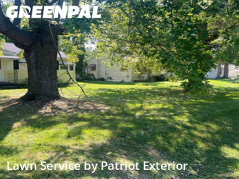 Front Yard Mowing in Burton, 48519, Lawn Management by Patriot Exterior, work completed in Nov , 2025