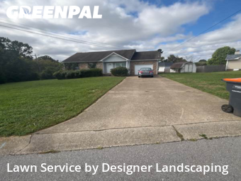 Grass Cutin Clarksville,37042,Lawn Care by Designer Landscaping, work completed in Oct , 2025