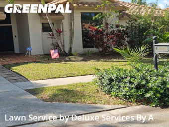 Lawn Cuttingin Plantation,33322,Lawn Cut by Deluxe Services By A, work completed in Jun , 2026