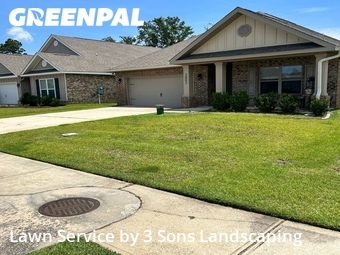 Completed mowing work