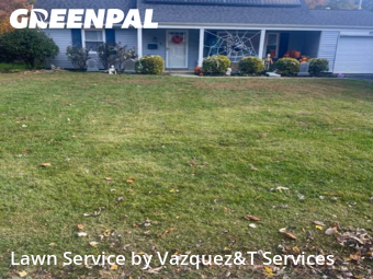 Front Yard Mowing in Bowie, 20715, Grass Services by Vazquez&T Services, work completed in Nov , 2025