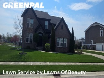 Lawn mowed in Brownsburg, 46112