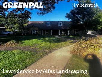 Lawn Mowin Plano,75075,Lawn Cut by Alfas Landscaping, work completed in Nov , 2025