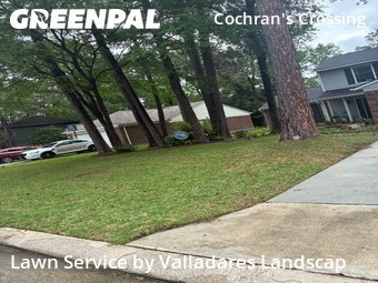 Lawn Maintenancein The Woodlands,77381,Grass Cut by Valladares Landscap, work completed in Jun , 2026