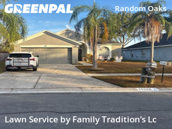 Lawn Servicein Riverview,33578,Lawn Mowing by Family Tradition’s Lc, work completed in Dec , 2025