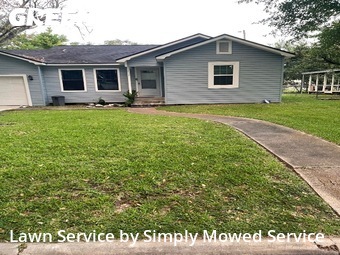 Yard Mowingin Baytown,77520,Yard Cutting by Simply Mowed Service, work completed in Jan , 2026