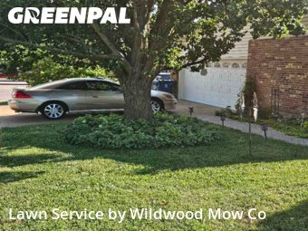 Yard Cuttingin Ballwin,63021,Lawn Cut by Wildwood Mow Co, work completed in Nov , 2025