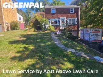 Front Yard Mowing in Bethel Park, 15102, Backyard Mowing by Acut Above Lawn Care, work completed in Nov , 2025