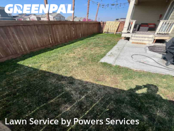 Lawn Servicein Commerce City,80022,Yard Cutting by Powers Services, work completed in Dec , 2025