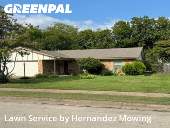 Lawn Maintenancein Keller,76248,Yard Mowing by Hernandez Mowing, work completed in Nov , 2025
