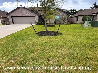 Yard Mowingin Conroe,77301,Lawn Care by Genesis Landscaping, work completed in Jun , 2026