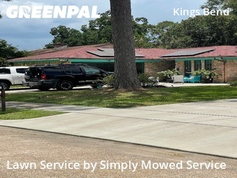 Lawn Maintenancein Baytown,77521,Grass Cut by Simply Mowed Service, work completed in Mar , 2026