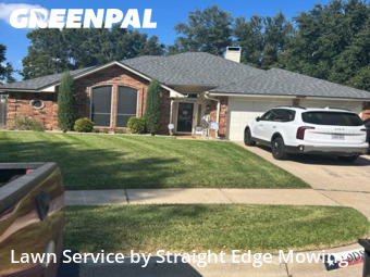 Grass Cuttingin Grapevine,76051,Yard Mowing by Straight Edge Mowing, work completed in Dec , 2025
