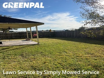 Grass Cuttingin Pearland,77581,Yard Cutting by Simply Mowed Service, work completed in Dec , 2025