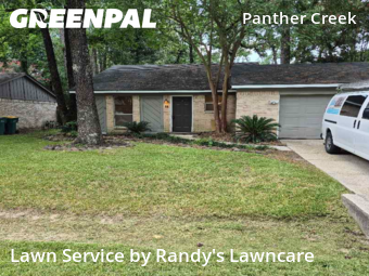 Lawn Mowing Servicein The Woodlands,77381,Lawn Cutting by Randy's Lawncare , work completed in Oct , 2025