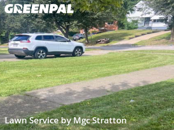 Backyard Mowing in Maple Heights, 44137, Grass Care by Mgc Stratton, work completed in Nov , 2025