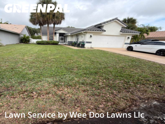 Lawn mowed in Delray Beach, 33445