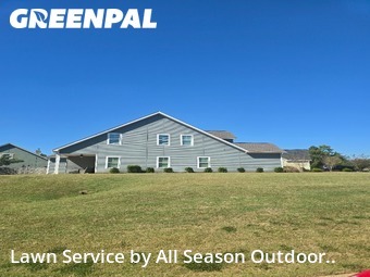 Lawn Cutting in Opelika, 36801, Front Yard Mowing by All Season Outdoor.., work completed in Nov , 2025