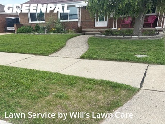 Lawn mowing work completed in Roseville, CA