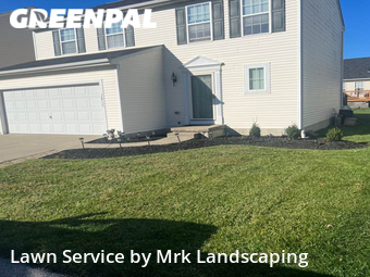 Front Yard Mowing in Willoughby, 44094, Garden Trimming by Mrk Landscaping, work completed in Nov , 2025